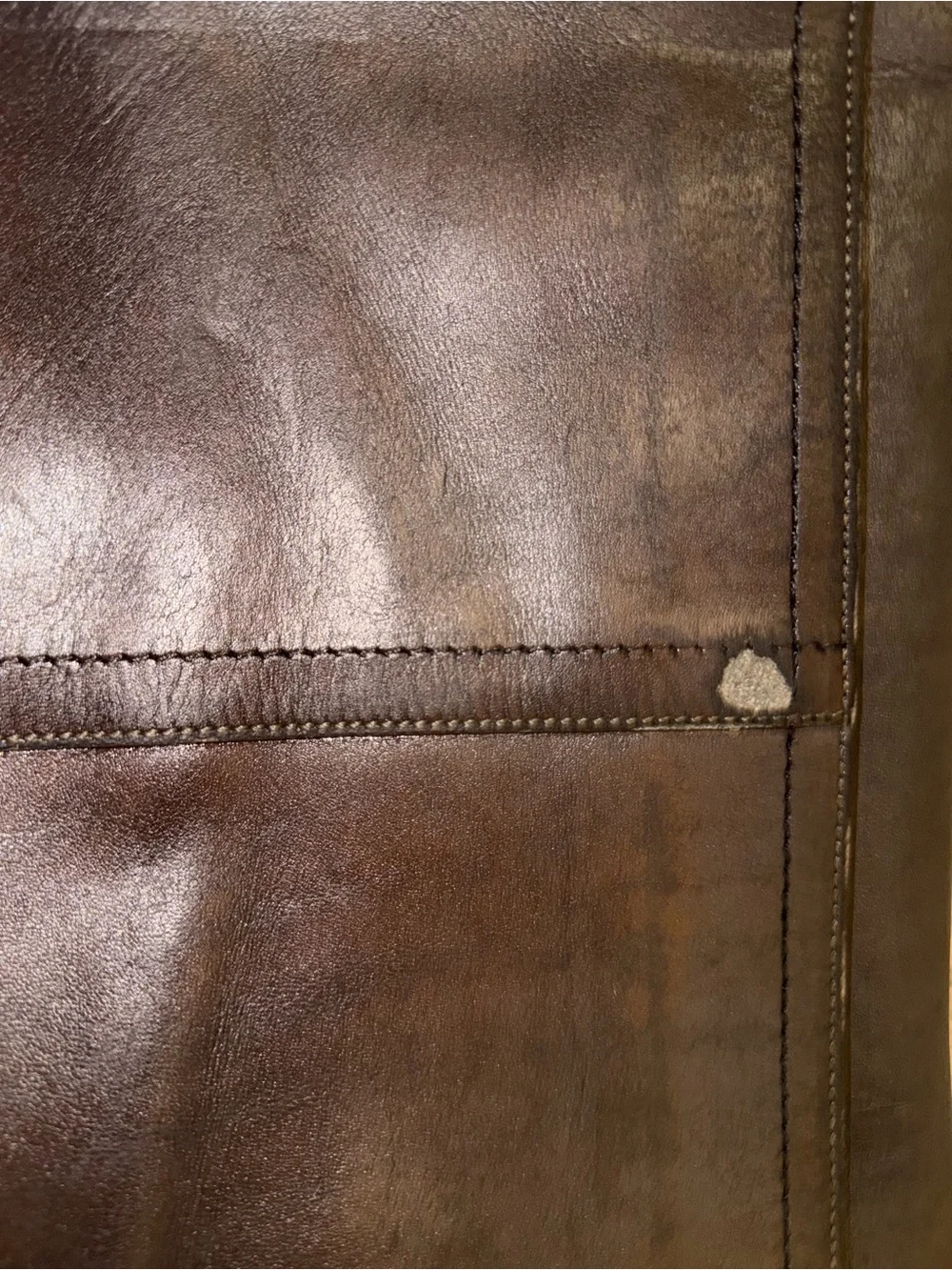 COACH Leather Messenger Bag - Brown